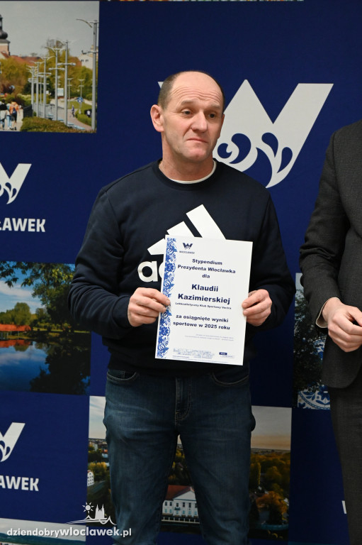 Stypendia Sportowe Prezydenta Włocławka rozdane