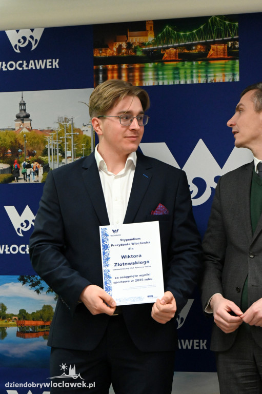 Stypendia Sportowe Prezydenta Włocławka rozdane