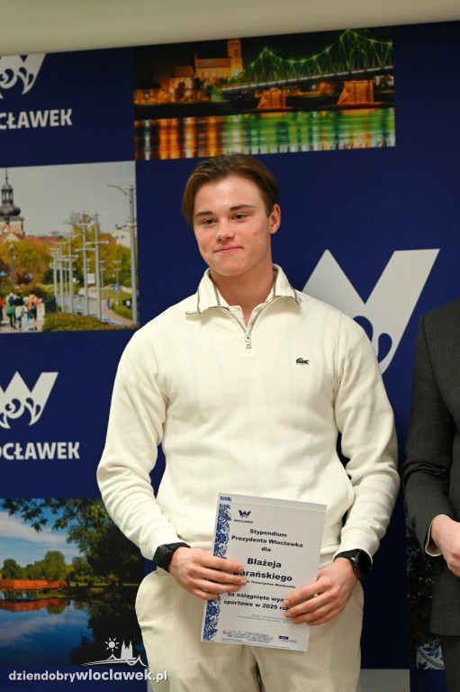 Stypendia Sportowe Prezydenta Włocławka rozdane