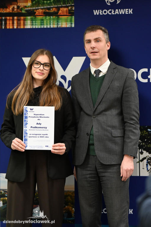 Stypendia Sportowe Prezydenta Włocławka rozdane