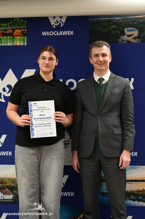 Stypendia Sportowe Prezydenta Włocławka rozdane