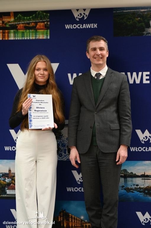 Stypendia Sportowe Prezydenta Włocławka rozdane