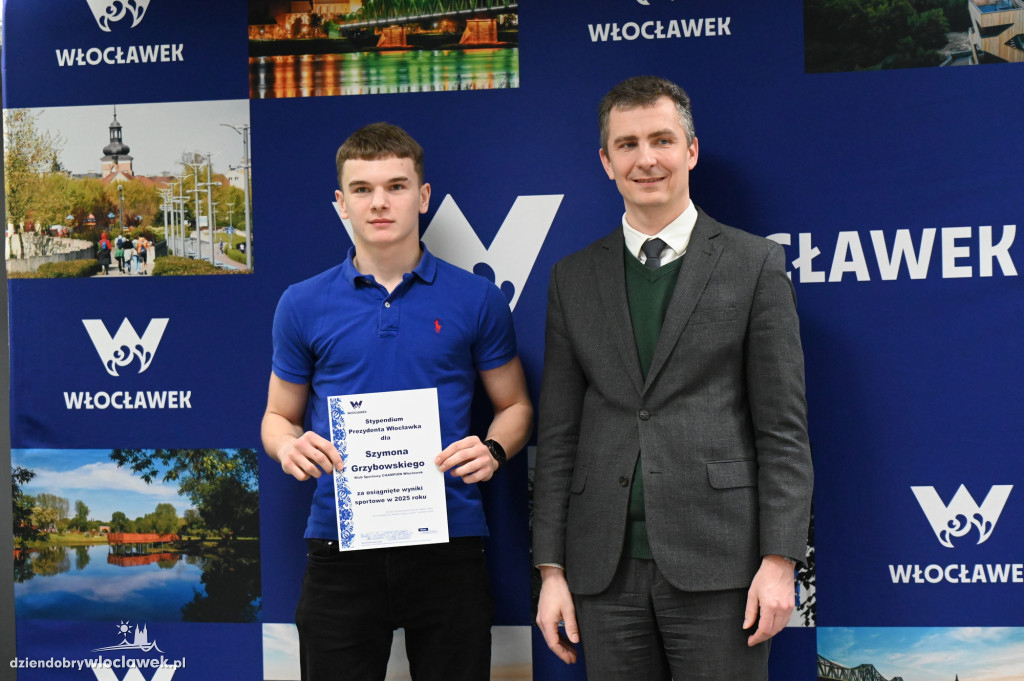 Stypendia Sportowe Prezydenta Włocławka rozdane