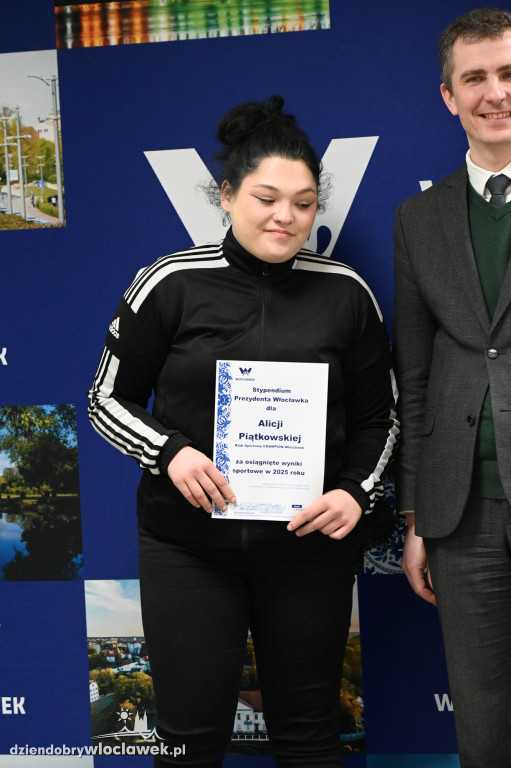 Stypendia Sportowe Prezydenta Włocławka rozdane