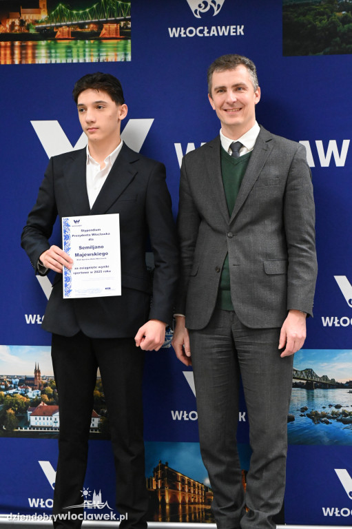 Stypendia Sportowe Prezydenta Włocławka rozdane