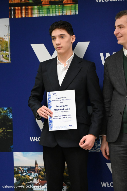 Stypendia Sportowe Prezydenta Włocławka rozdane