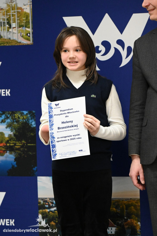 Stypendia Sportowe Prezydenta Włocławka rozdane