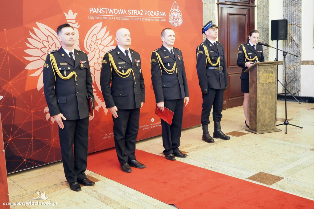 Nowy komendant PSP we Włocławku. Uroczysta zmiana