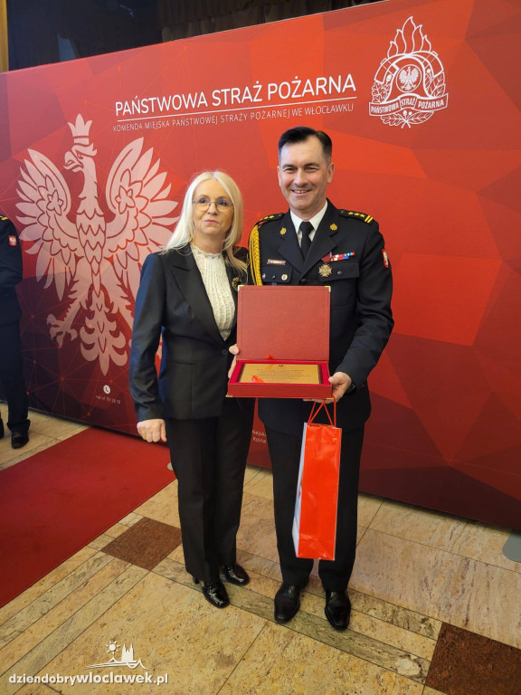 Nowy komendant PSP we Włocławku. Uroczysta zmiana