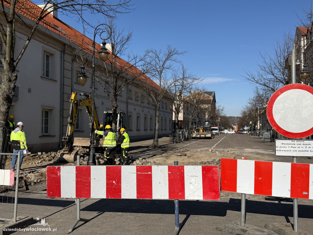 Budowa woonerfu na 3 Maja rozpoczęta