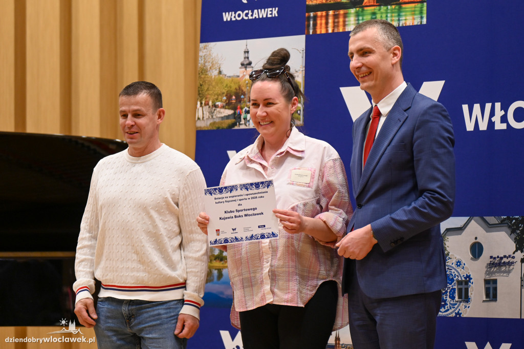 Wręczenie certyfikatów dla klubów sportowych