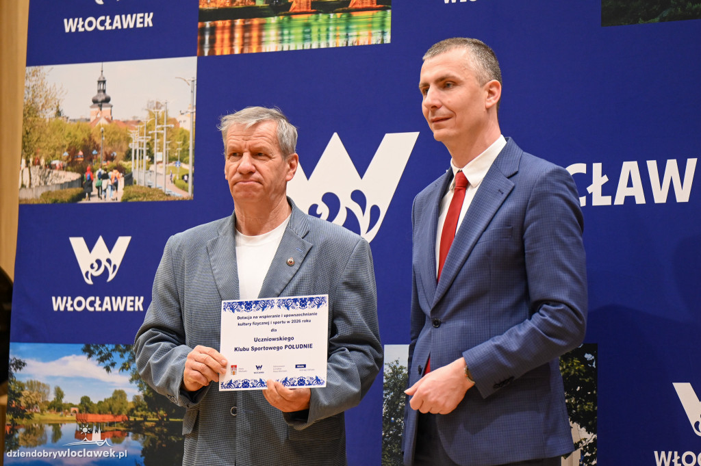 Wręczenie certyfikatów dla klubów sportowych