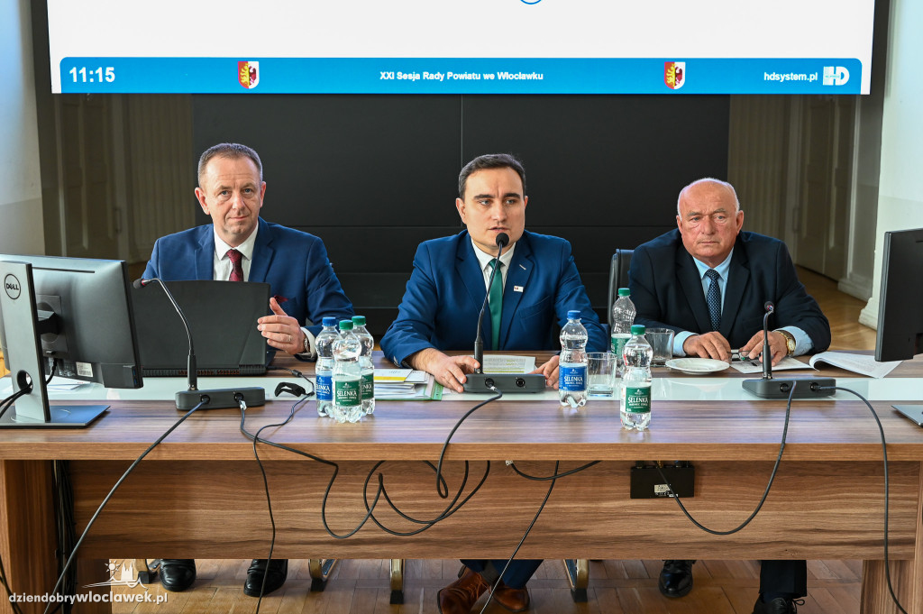 XXI Sesja Rady Powiatu we Włocławku
