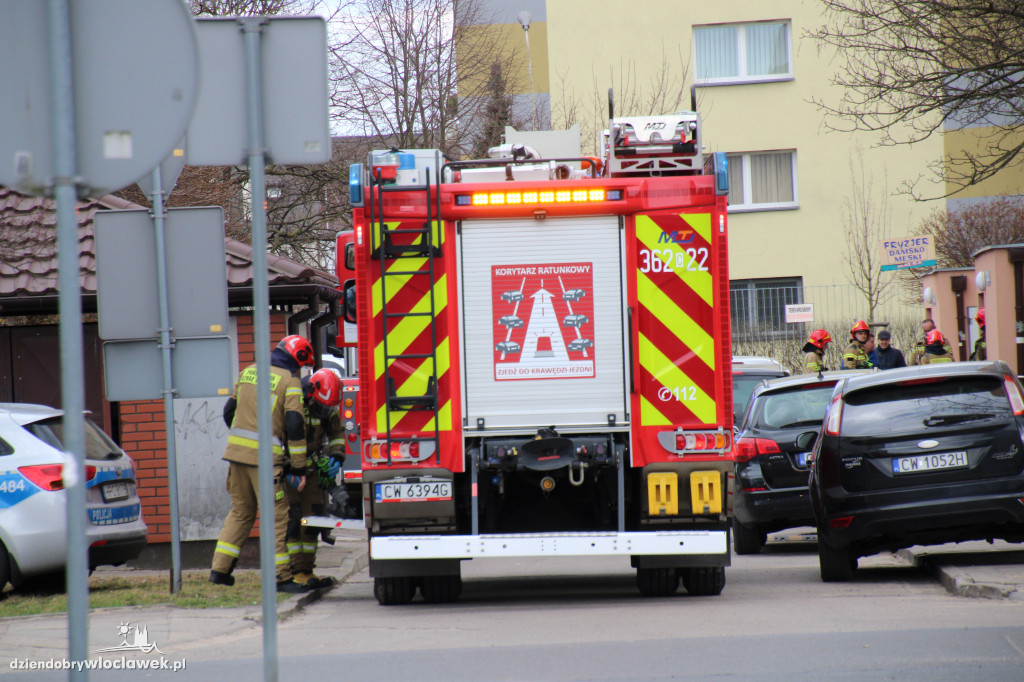 Pożar przy Placu Kolanowszczyzna