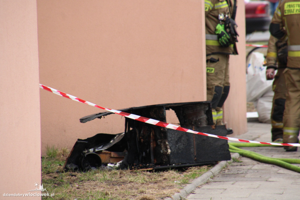 Pożar przy Placu Kolanowszczyzna