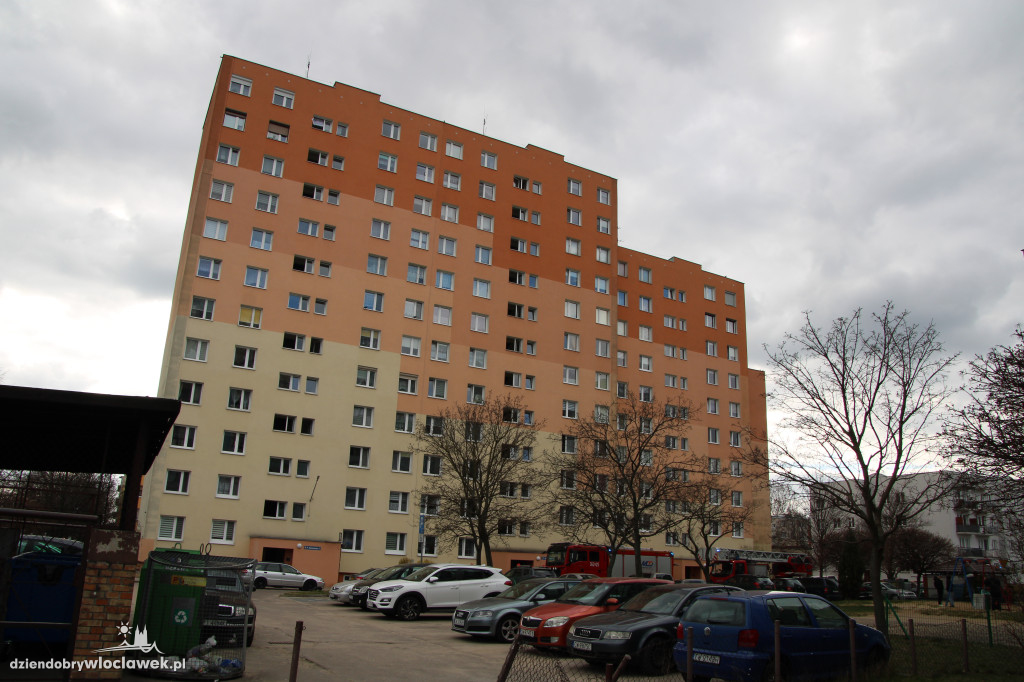 Pożar przy Placu Kolanowszczyzna
