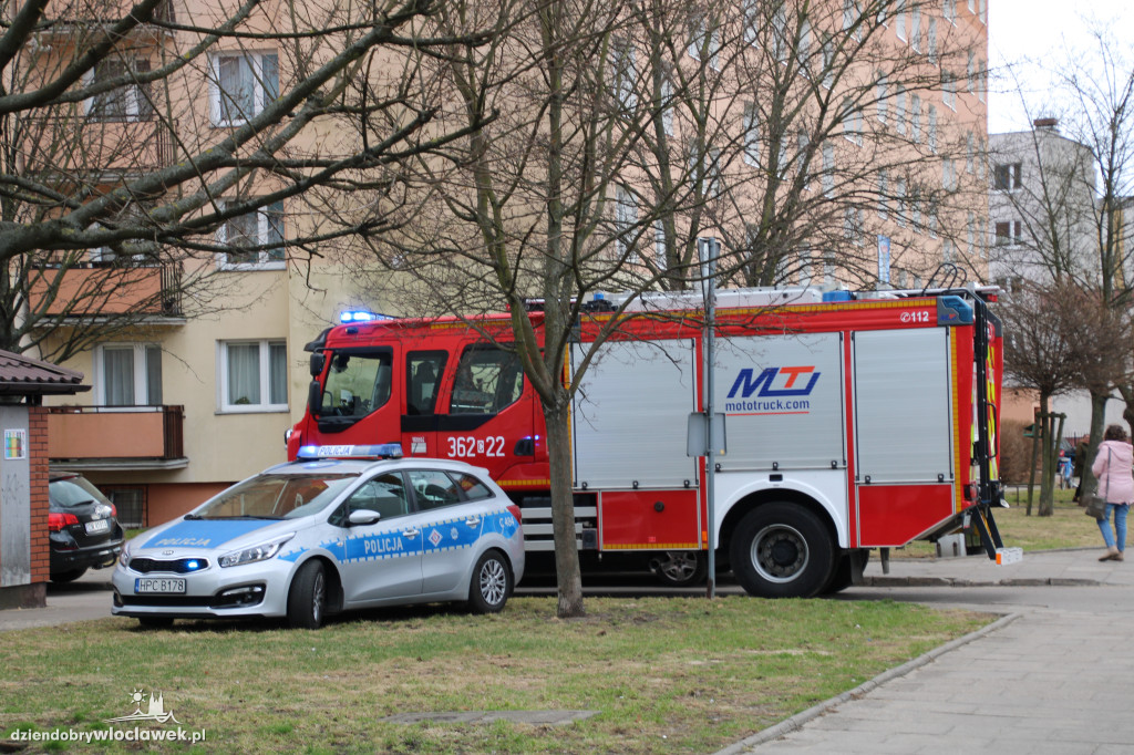 Pożar przy Placu Kolanowszczyzna