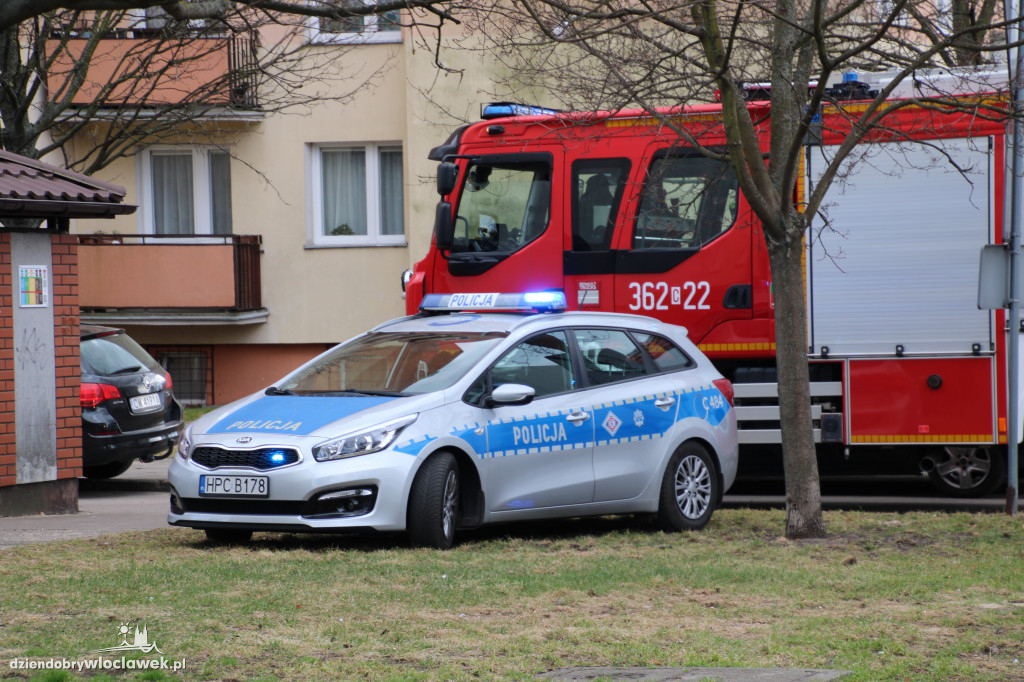 Pożar przy Placu Kolanowszczyzna