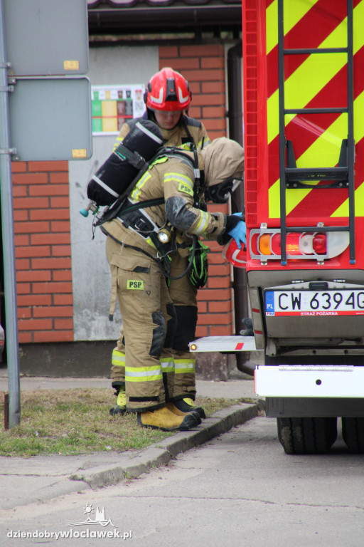 Pożar przy Placu Kolanowszczyzna