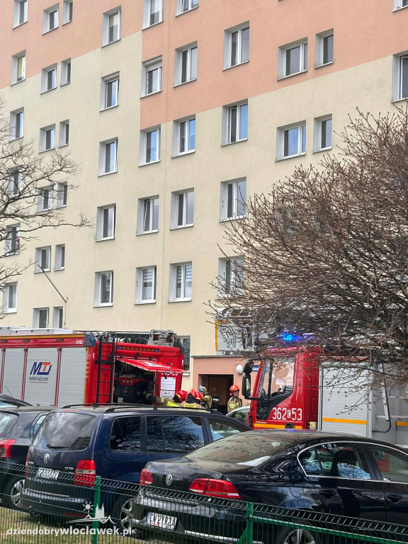 Pożar przy Placu Kolanowszczyzna