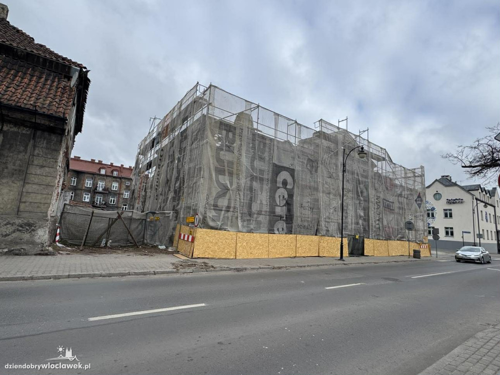 Postęp prac budowlanych na Królewieckiej 12