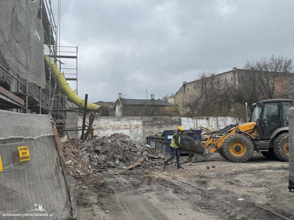 Postęp prac budowlanych na Królewieckiej 12