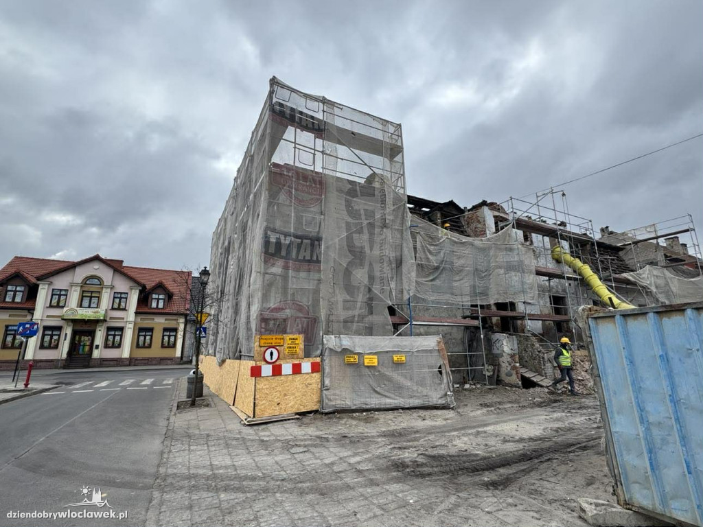 Postęp prac budowlanych na Królewieckiej 12