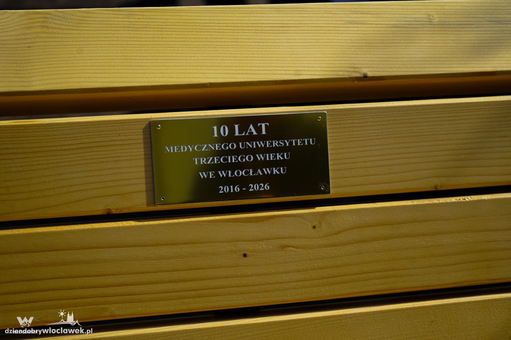 Początek Alei Seniorów w Parku na Słodowie