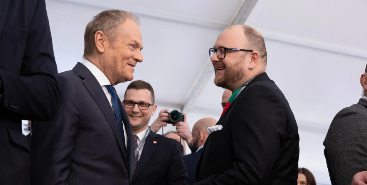 Donald Tusk w Ostaszewie
