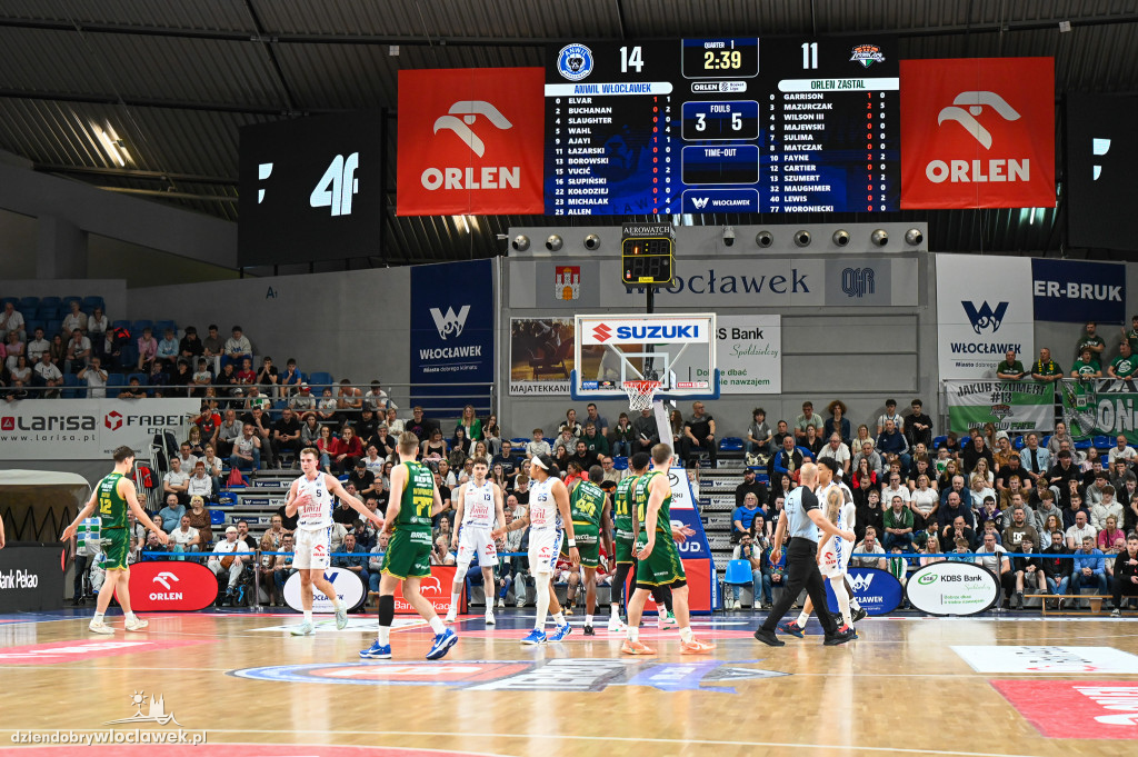 Mecz Anwil Włocławek - Zastal Zielona Góra