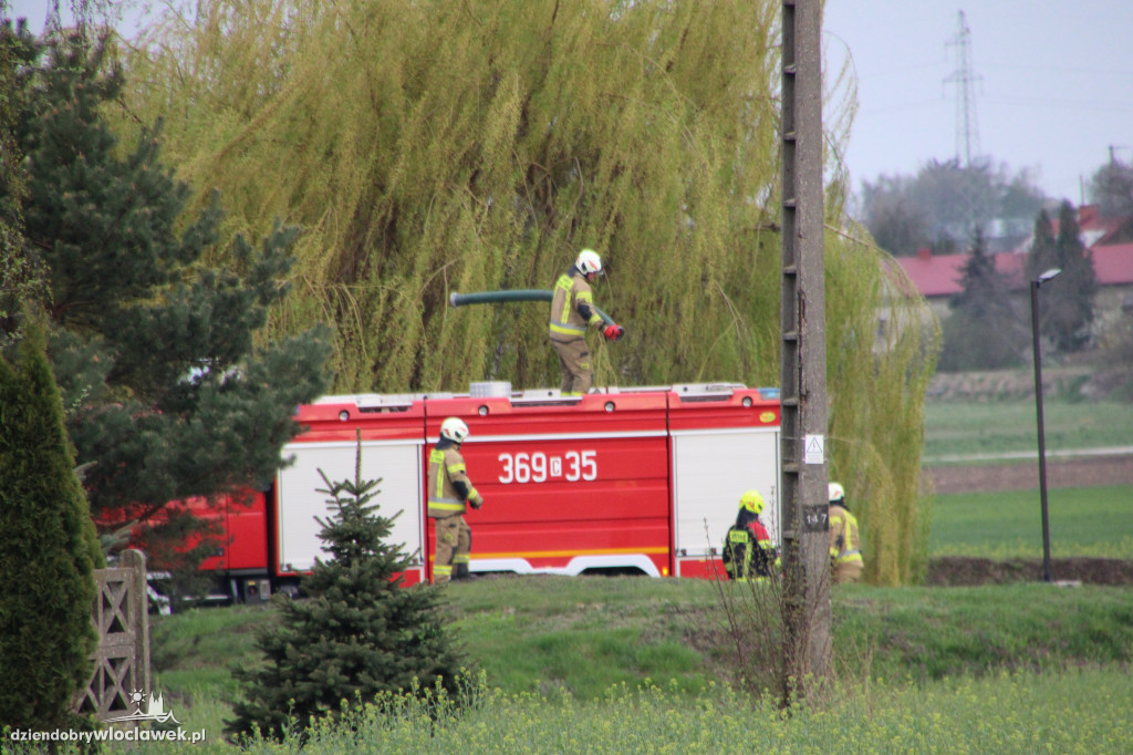 Pożar hali produkcyjnej w Dziardonicach