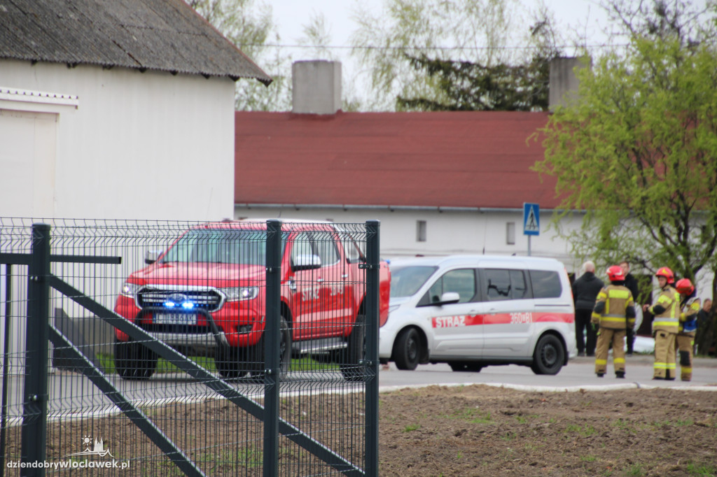 Pożar hali produkcyjnej w Dziardonicach