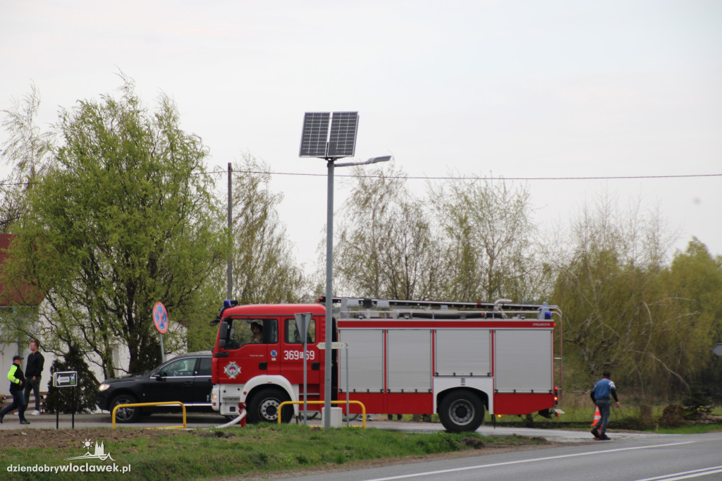 Pożar hali produkcyjnej w Dziardonicach