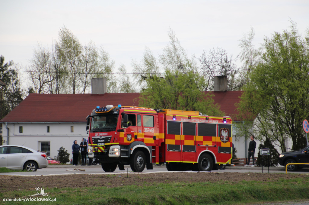 Pożar hali produkcyjnej w Dziardonicach