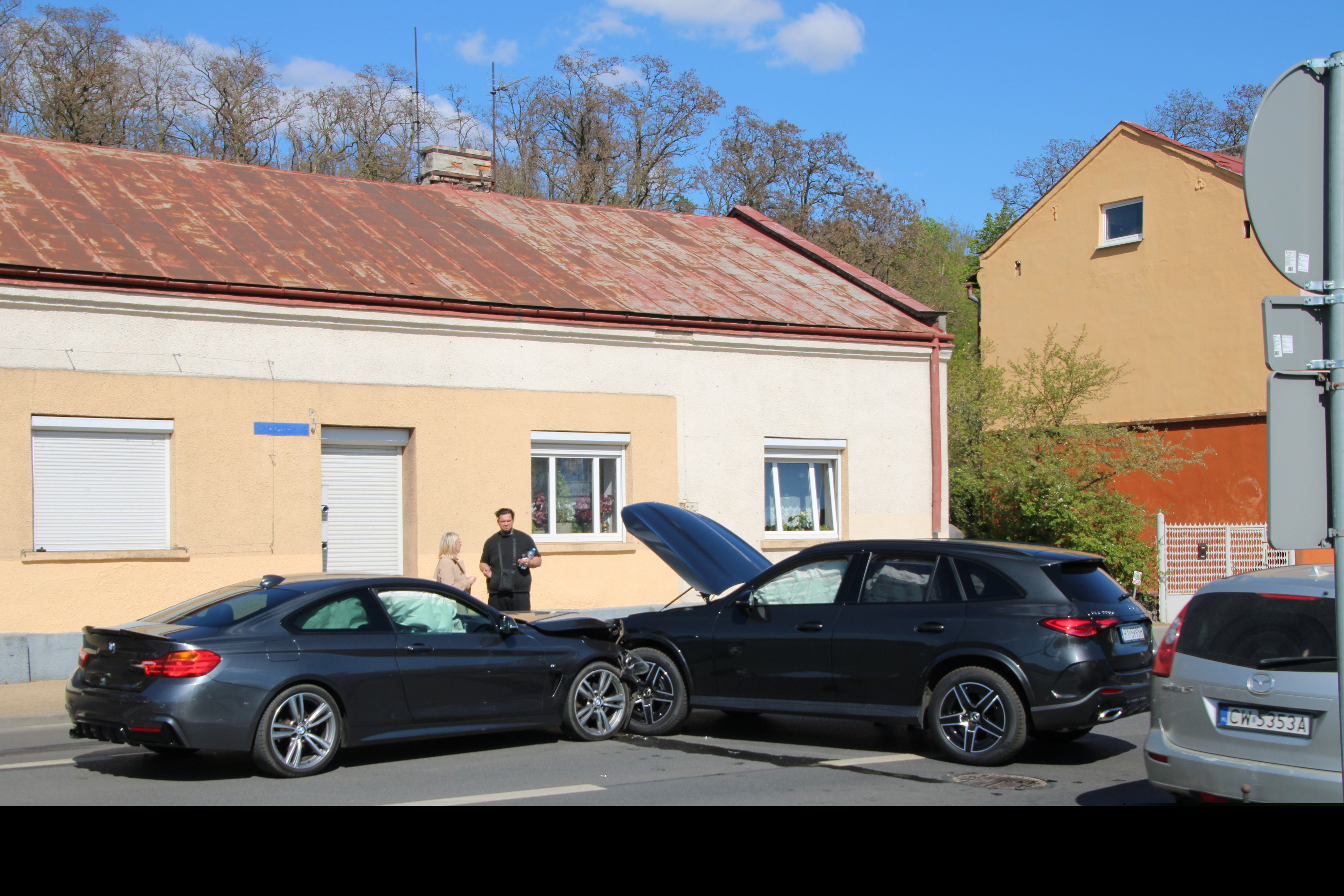 Na Grodzkiej zderzyły się dwa samochody