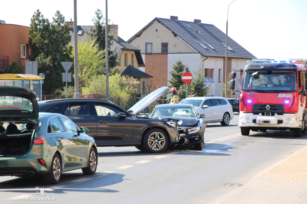Na Grodzkiej zderzyły się dwa samochody