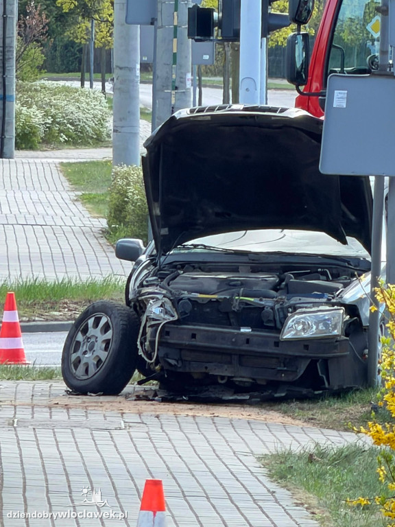 Zderzenie dwóch samochodów na Południu