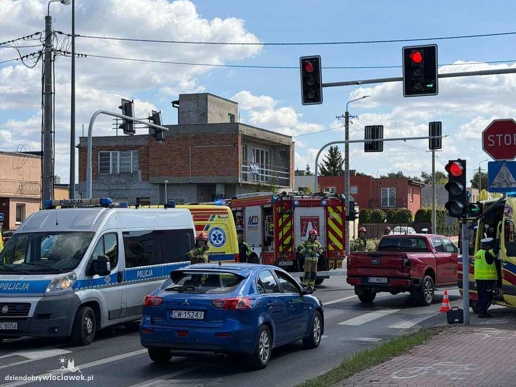 Zderzenie dwóch samochodów na Południu