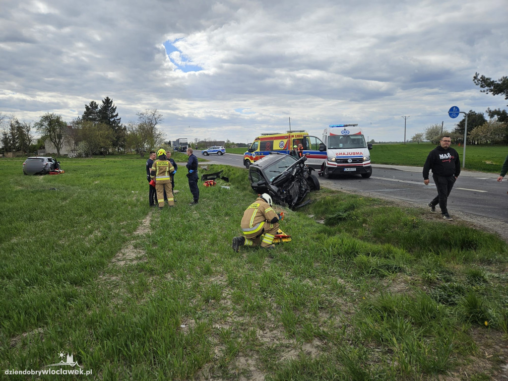 Wypadek w Rabinowie. 5 osób rannych