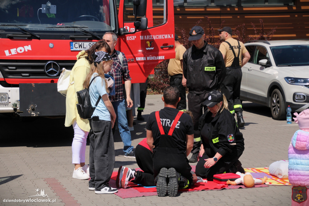 Strażacki pokaz w BiG Włocławek