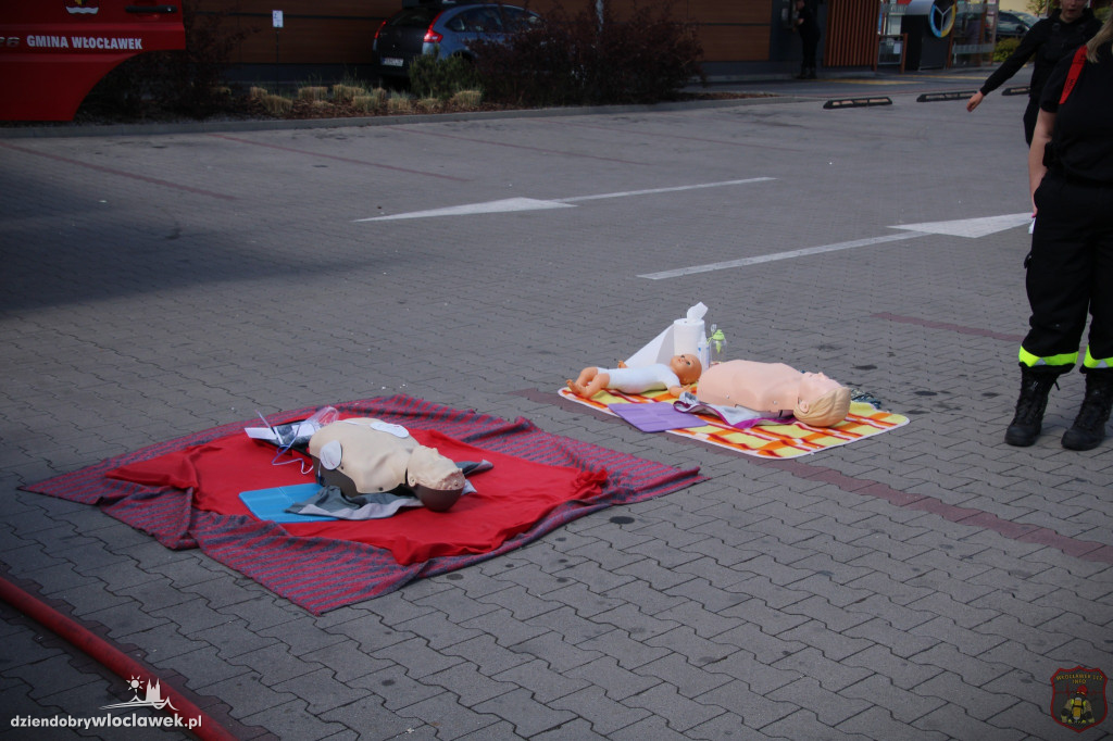 Strażacki pokaz w BiG Włocławek