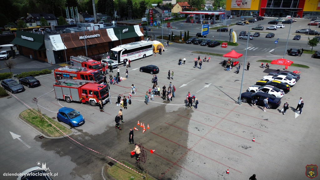 Strażacki pokaz w BiG Włocławek