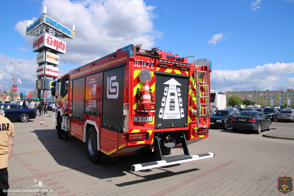 Strażacki pokaz w BiG Włocławek
