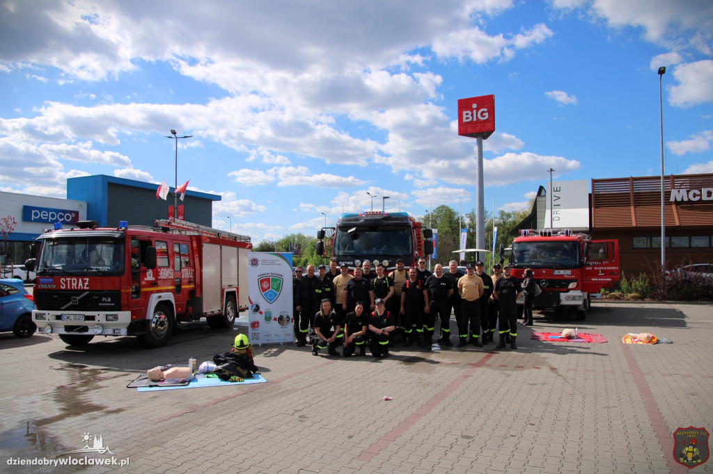 Strażacki pokaz w BiG Włocławek