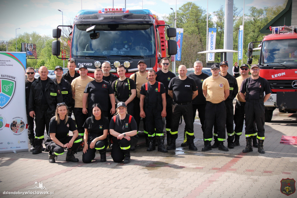 Strażacki pokaz w BiG Włocławek