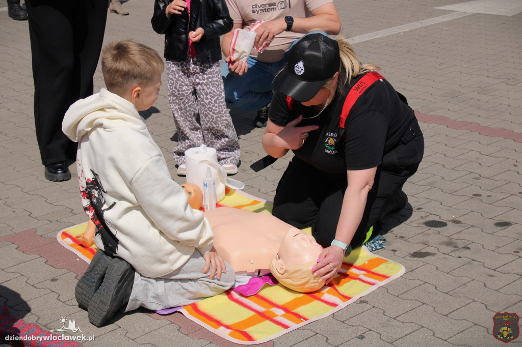 Strażacki pokaz w BiG Włocławek