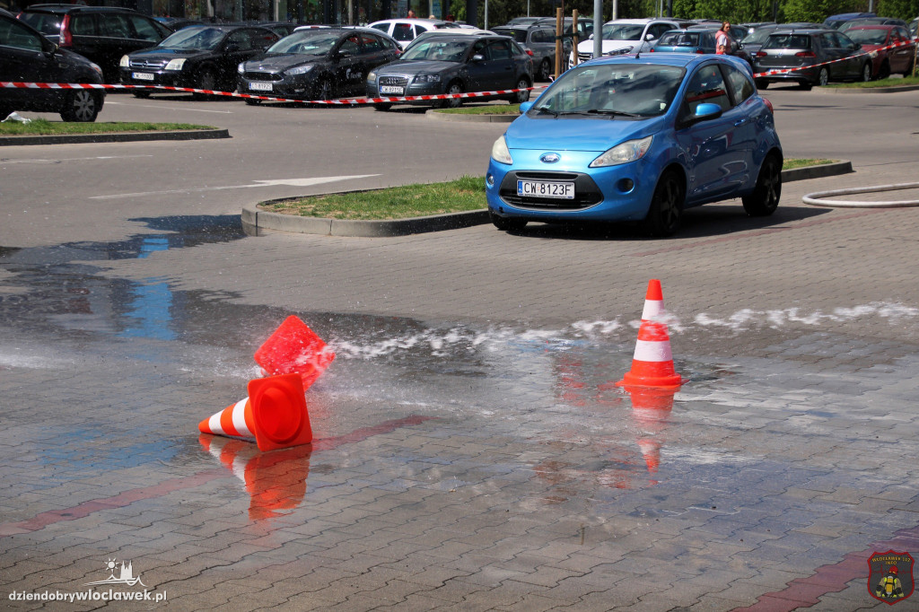 Strażacki pokaz w BiG Włocławek