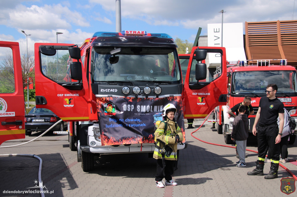 Strażacki pokaz w BiG Włocławek