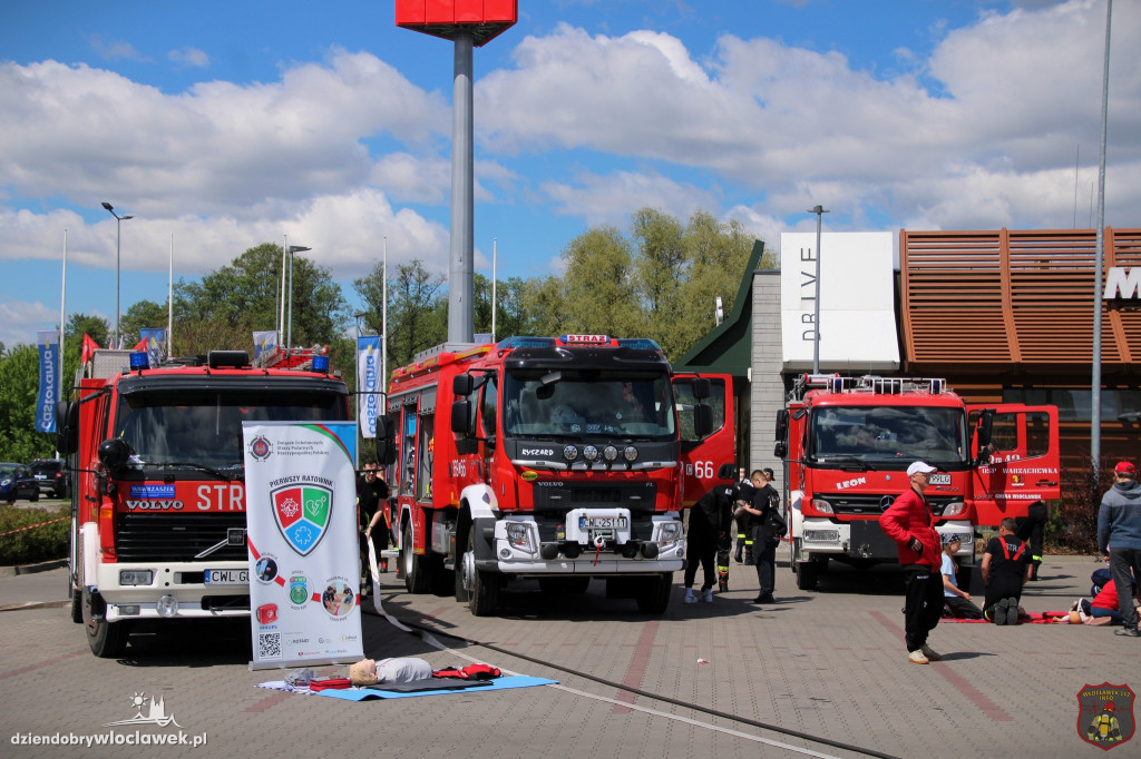 Strażacki pokaz w BiG Włocławek