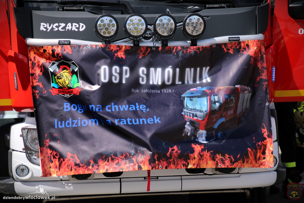 Strażacki pokaz w BiG Włocławek